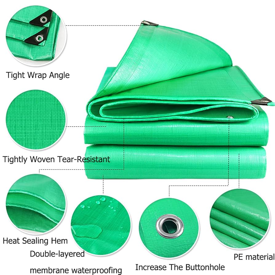Amazon.com: YBLANDRV Tarp Cover Reinforced Grommet Edges